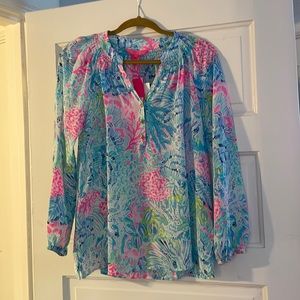 Lilly Pulitzer silk blouse